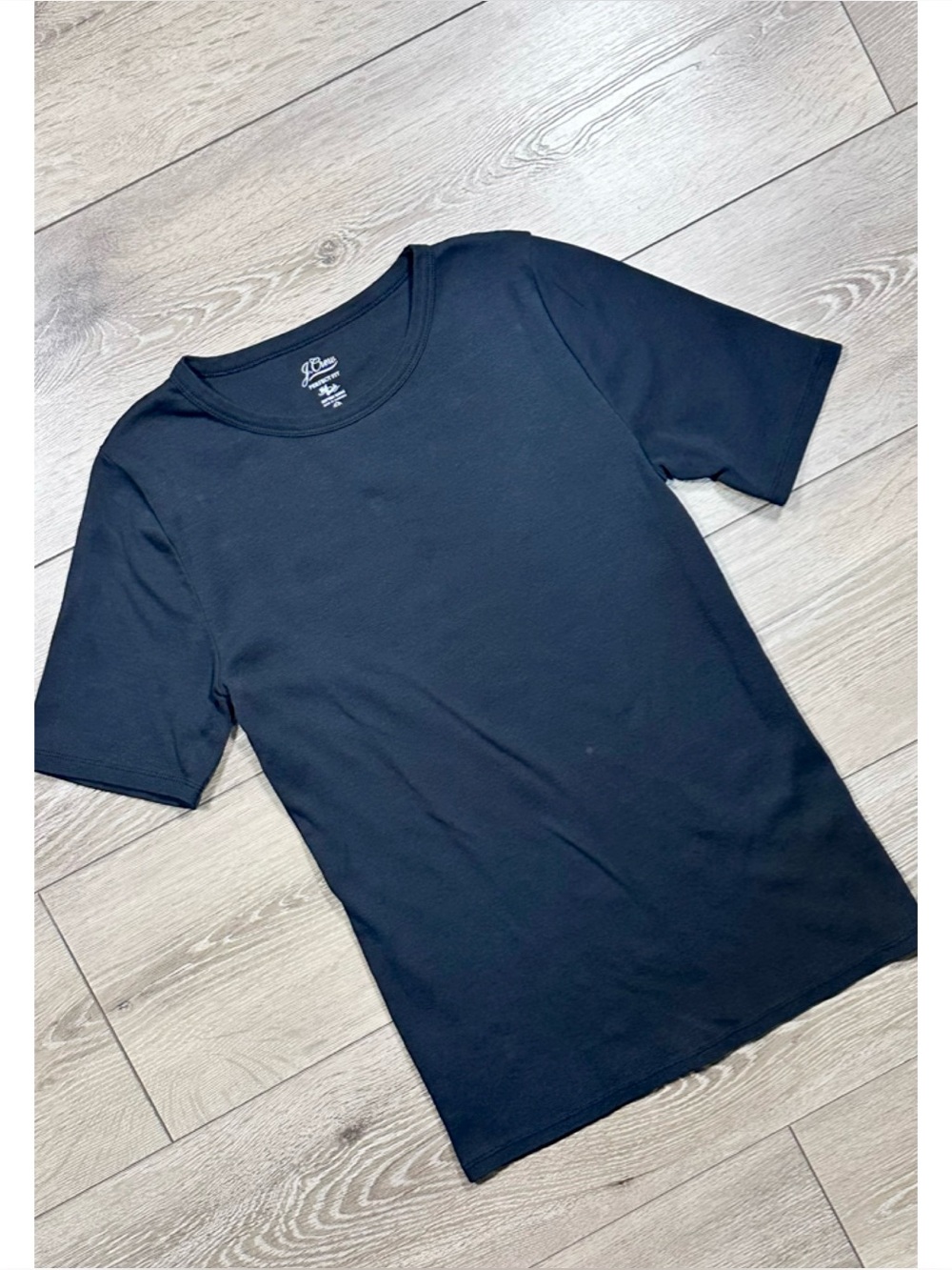 J. Crew Perfect Fit Knit Goods Short Sleeve Tee Cotton Yarns